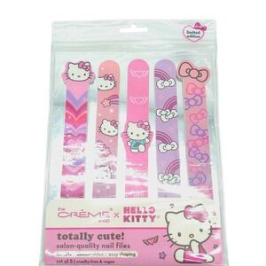The Creme Shop Hello Kitty Nail Files Set 5 Pack Limited Edition Sanrio Pink New
